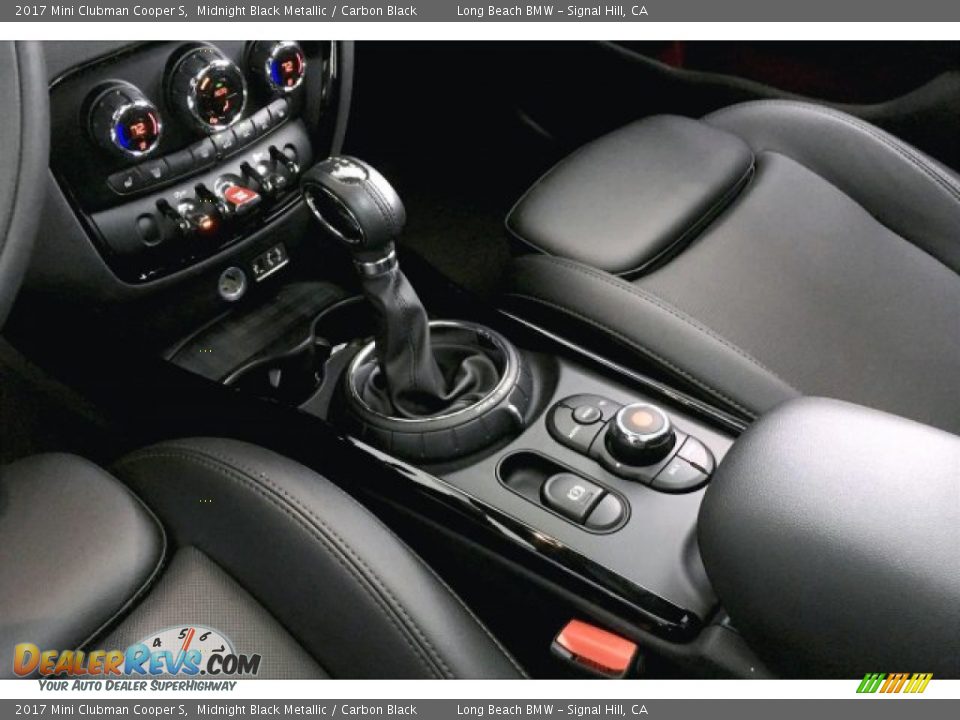 2017 Mini Clubman Cooper S Midnight Black Metallic / Carbon Black Photo #17