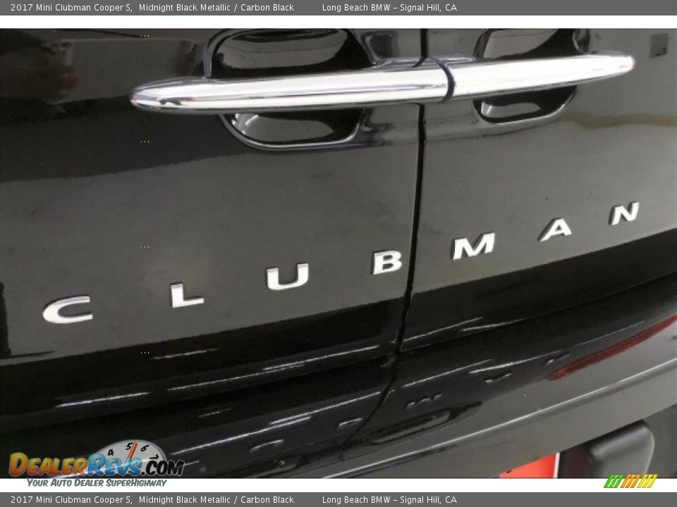 2017 Mini Clubman Cooper S Midnight Black Metallic / Carbon Black Photo #22