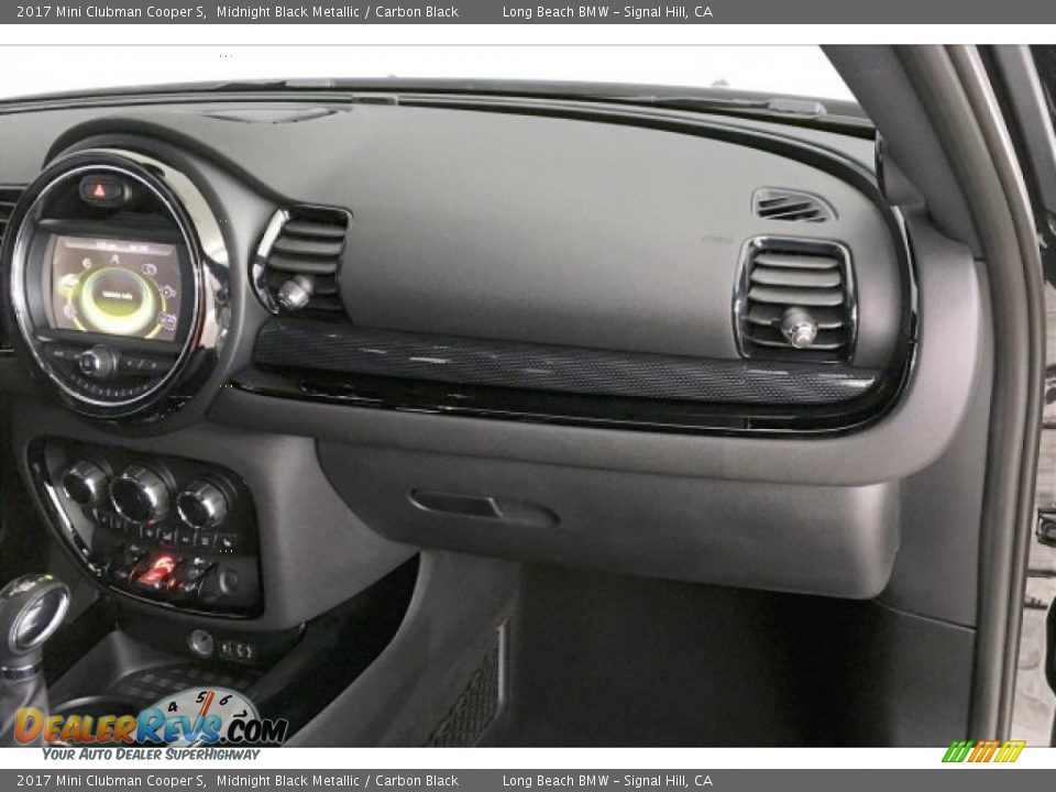 2017 Mini Clubman Cooper S Midnight Black Metallic / Carbon Black Photo #23
