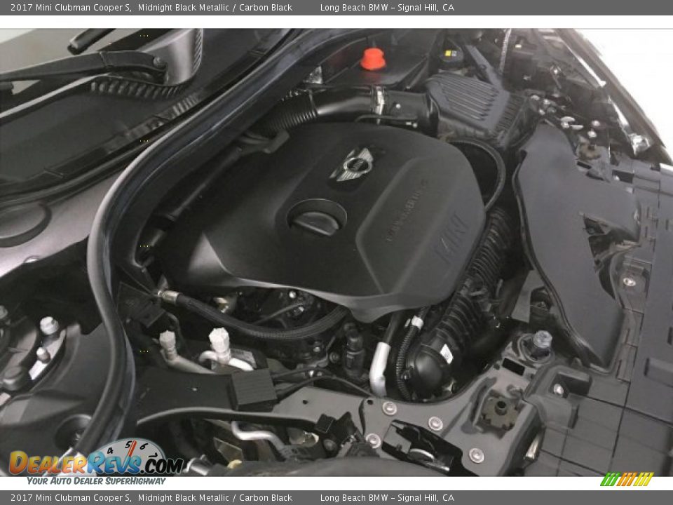 2017 Mini Clubman Cooper S Midnight Black Metallic / Carbon Black Photo #26