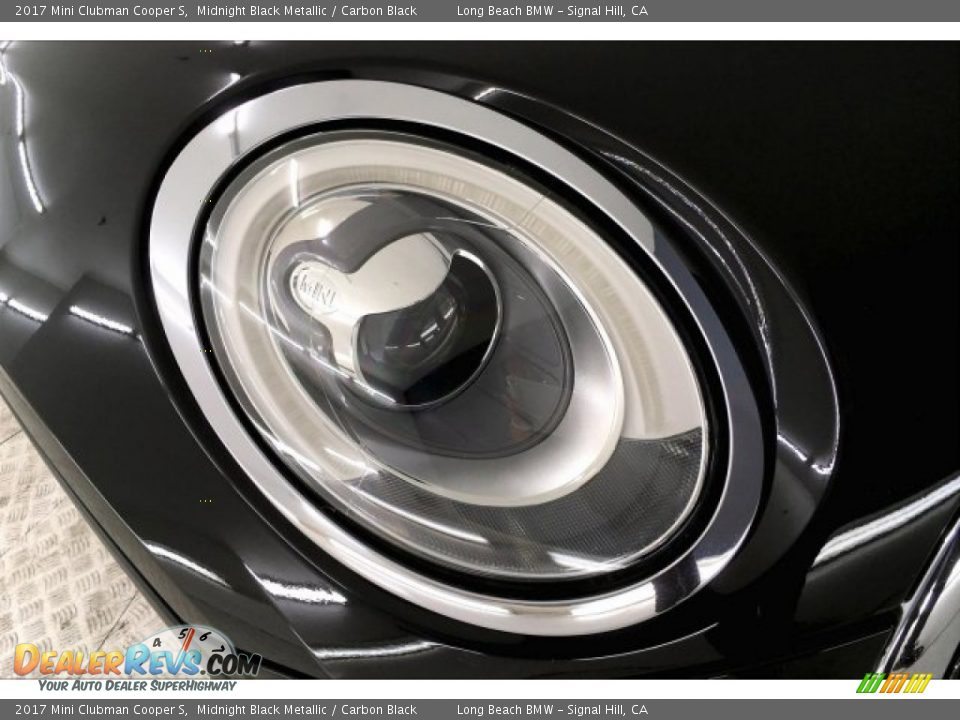 2017 Mini Clubman Cooper S Midnight Black Metallic / Carbon Black Photo #27