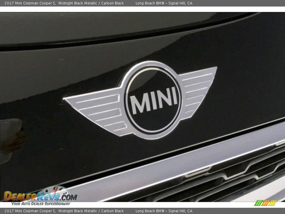 2017 Mini Clubman Cooper S Midnight Black Metallic / Carbon Black Photo #28