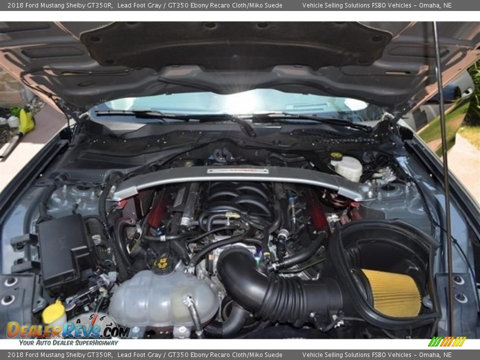 2018 Ford Mustang Shelby GT350R Lead Foot Gray / GT350 Ebony Recaro Cloth/Miko Suede Photo #3