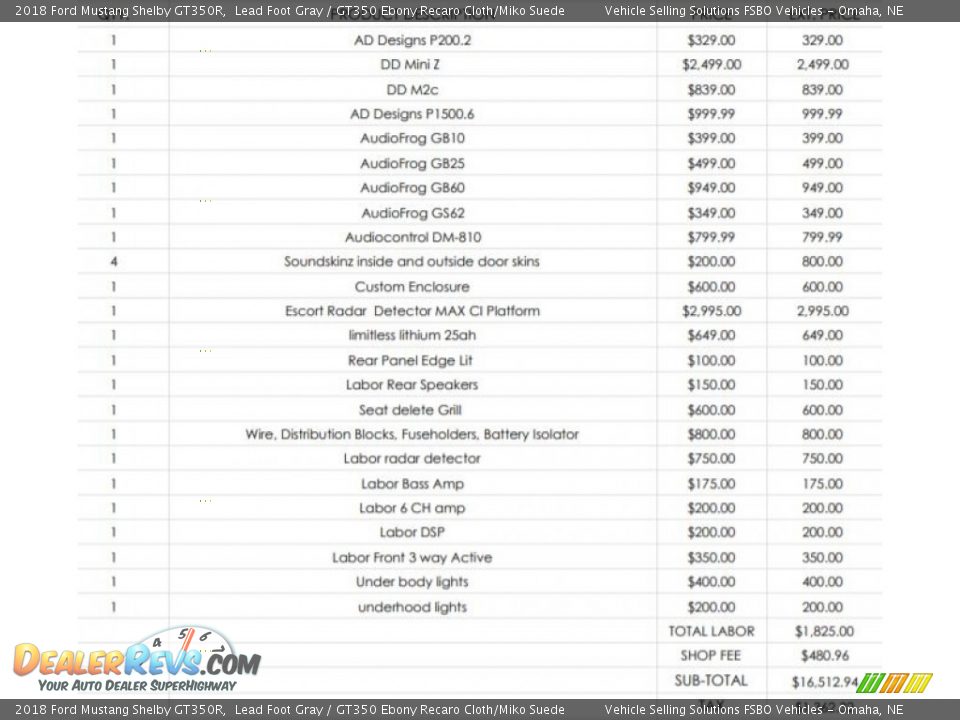 2018 Ford Mustang Shelby GT350R Lead Foot Gray / GT350 Ebony Recaro Cloth/Miko Suede Photo #6