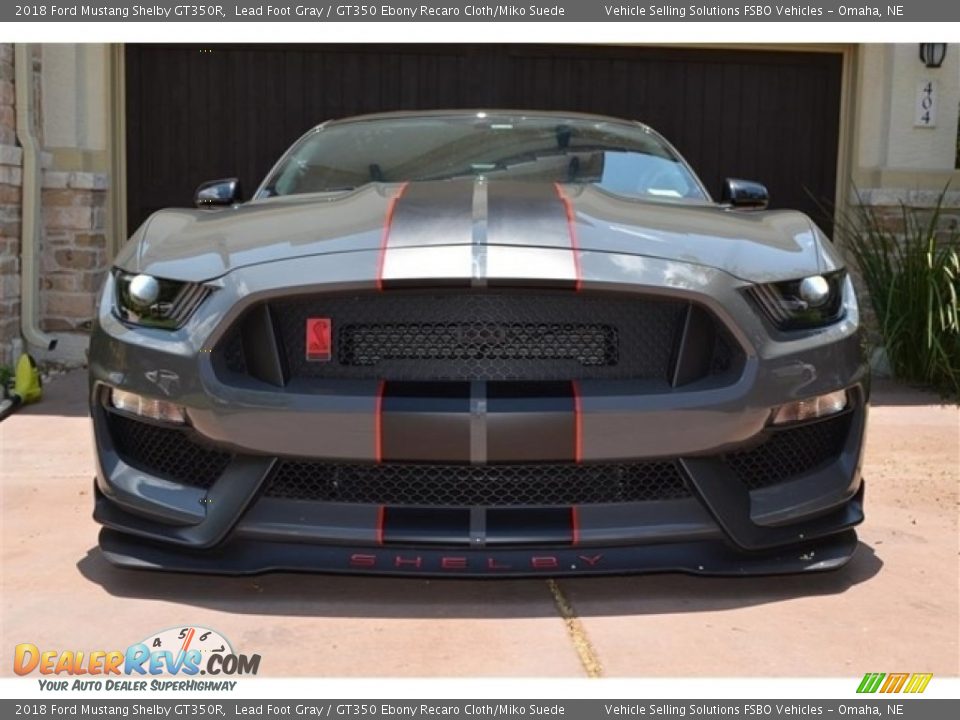 2018 Ford Mustang Shelby GT350R Lead Foot Gray / GT350 Ebony Recaro Cloth/Miko Suede Photo #8