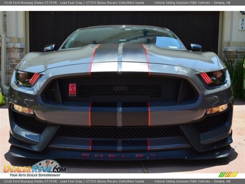 2018 Ford Mustang Shelby GT350R Lead Foot Gray / GT350 Ebony Recaro Cloth/Miko Suede Photo #9
