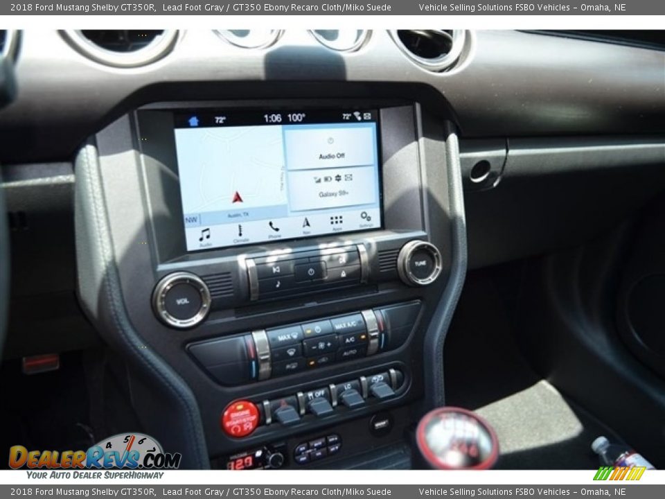 2018 Ford Mustang Shelby GT350R Lead Foot Gray / GT350 Ebony Recaro Cloth/Miko Suede Photo #10