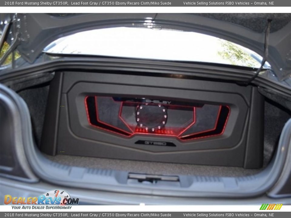 2018 Ford Mustang Shelby GT350R Lead Foot Gray / GT350 Ebony Recaro Cloth/Miko Suede Photo #12