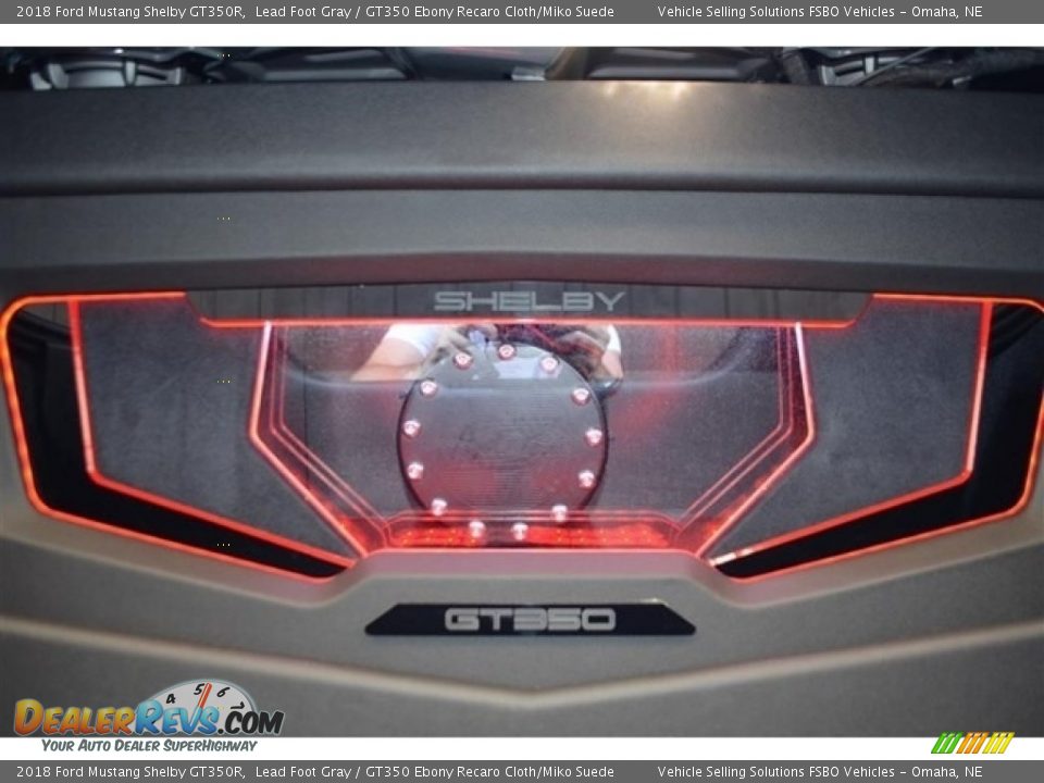 2018 Ford Mustang Shelby GT350R Lead Foot Gray / GT350 Ebony Recaro Cloth/Miko Suede Photo #13