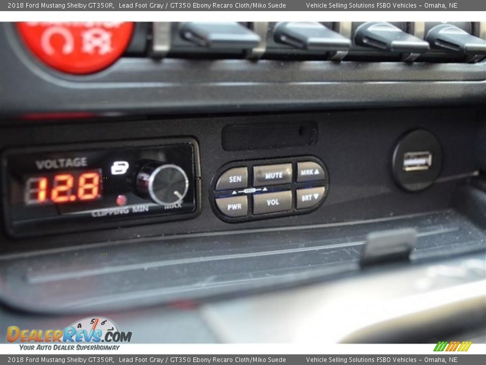 2018 Ford Mustang Shelby GT350R Lead Foot Gray / GT350 Ebony Recaro Cloth/Miko Suede Photo #15