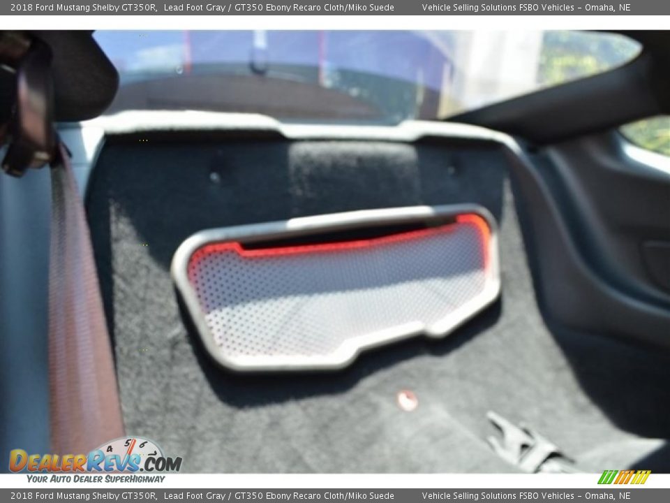 2018 Ford Mustang Shelby GT350R Lead Foot Gray / GT350 Ebony Recaro Cloth/Miko Suede Photo #17