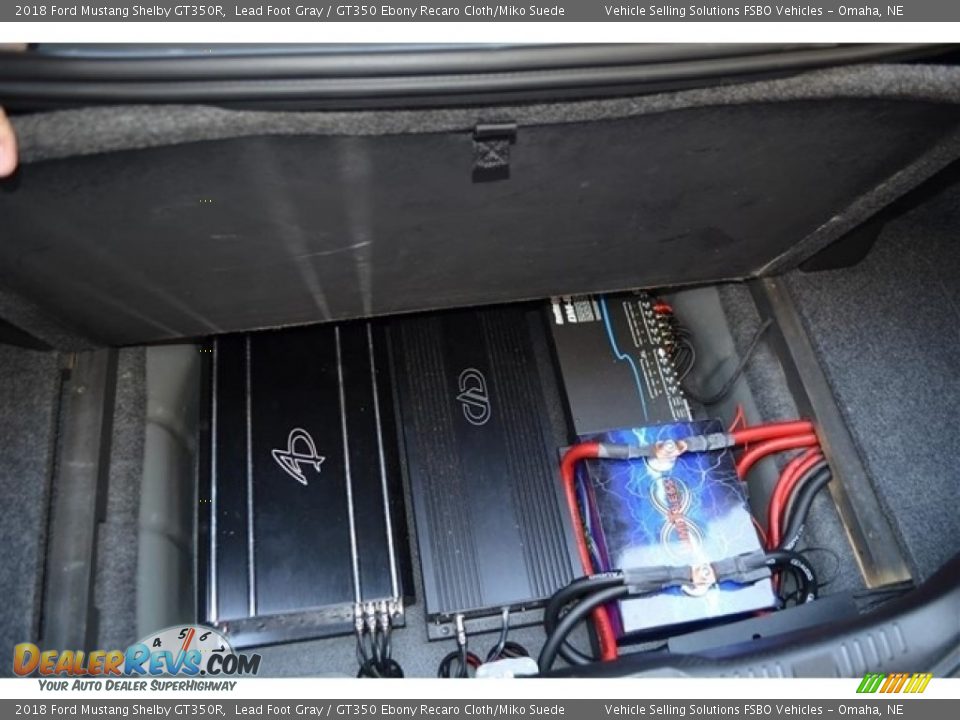 2018 Ford Mustang Shelby GT350R Lead Foot Gray / GT350 Ebony Recaro Cloth/Miko Suede Photo #18