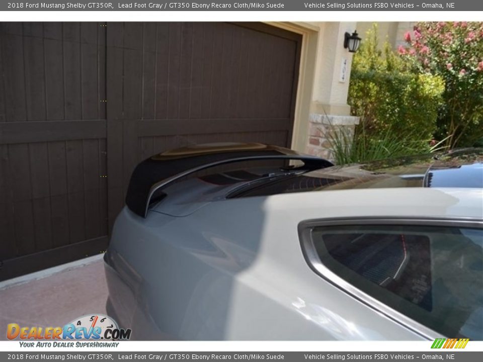 2018 Ford Mustang Shelby GT350R Lead Foot Gray / GT350 Ebony Recaro Cloth/Miko Suede Photo #21