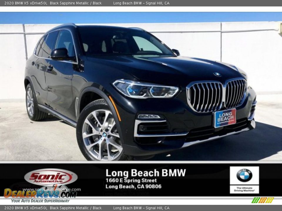 2020 BMW X5 xDrive50i Black Sapphire Metallic / Black Photo #1