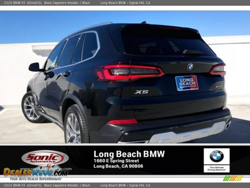 2020 BMW X5 xDrive50i Black Sapphire Metallic / Black Photo #2
