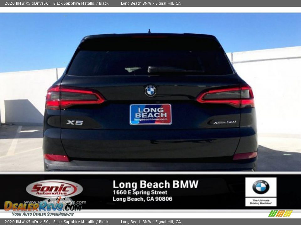 2020 BMW X5 xDrive50i Black Sapphire Metallic / Black Photo #3