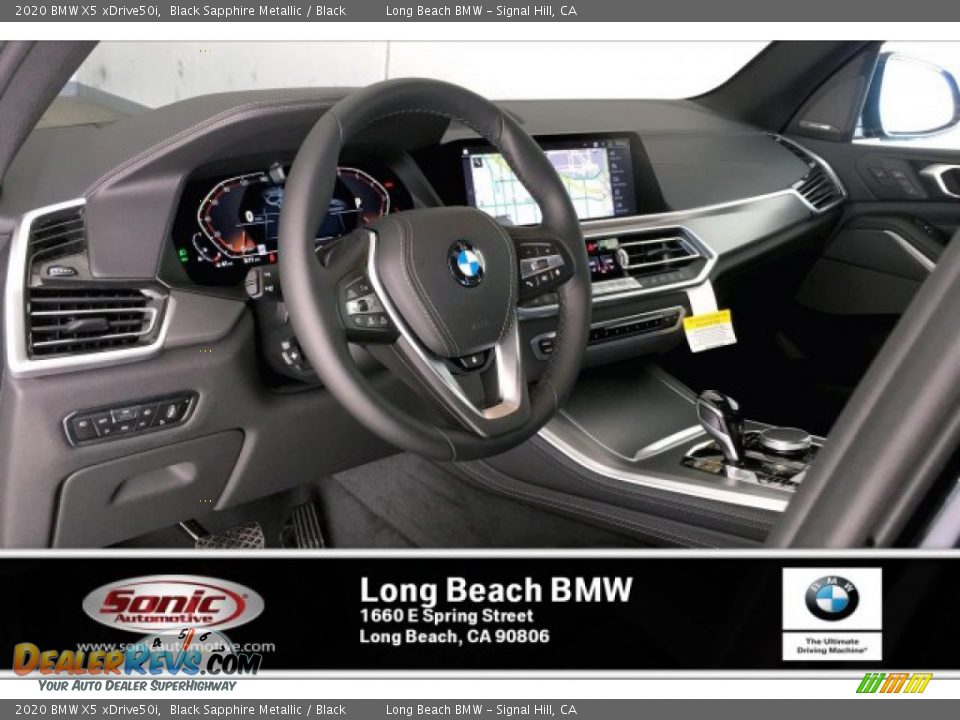 2020 BMW X5 xDrive50i Black Sapphire Metallic / Black Photo #4