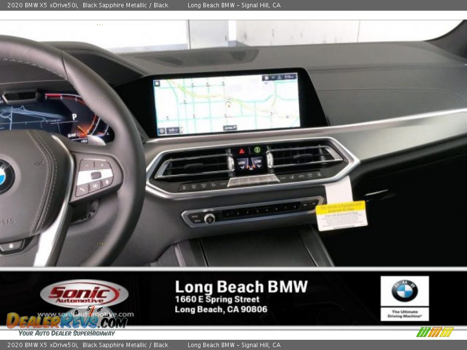 2020 BMW X5 xDrive50i Black Sapphire Metallic / Black Photo #5