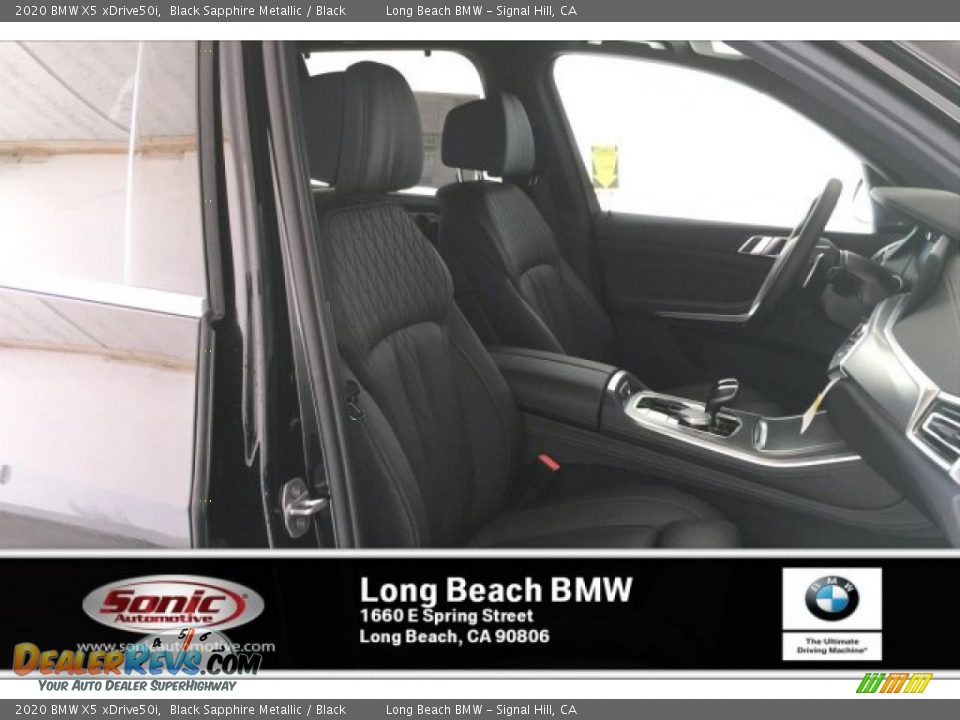 2020 BMW X5 xDrive50i Black Sapphire Metallic / Black Photo #7