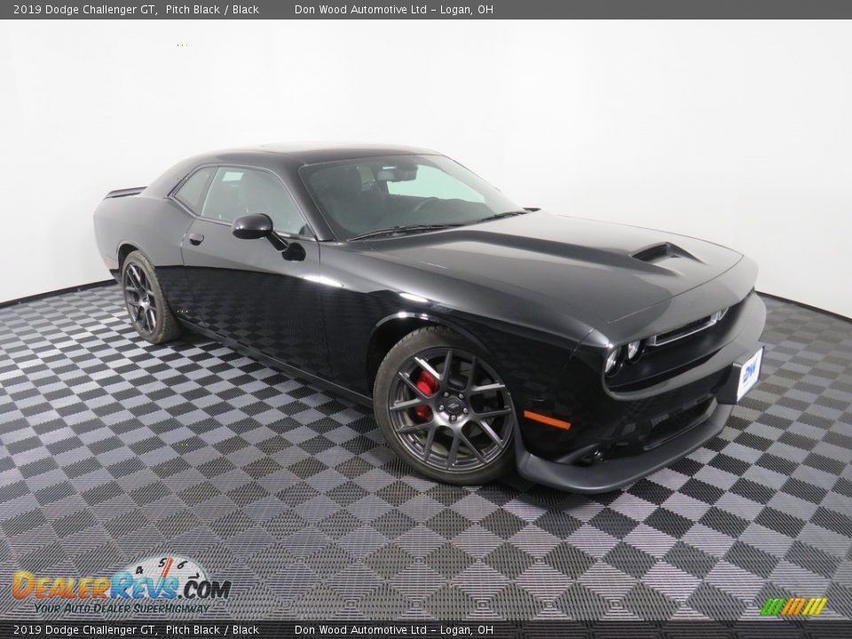 2019 Dodge Challenger GT Pitch Black / Black Photo #5