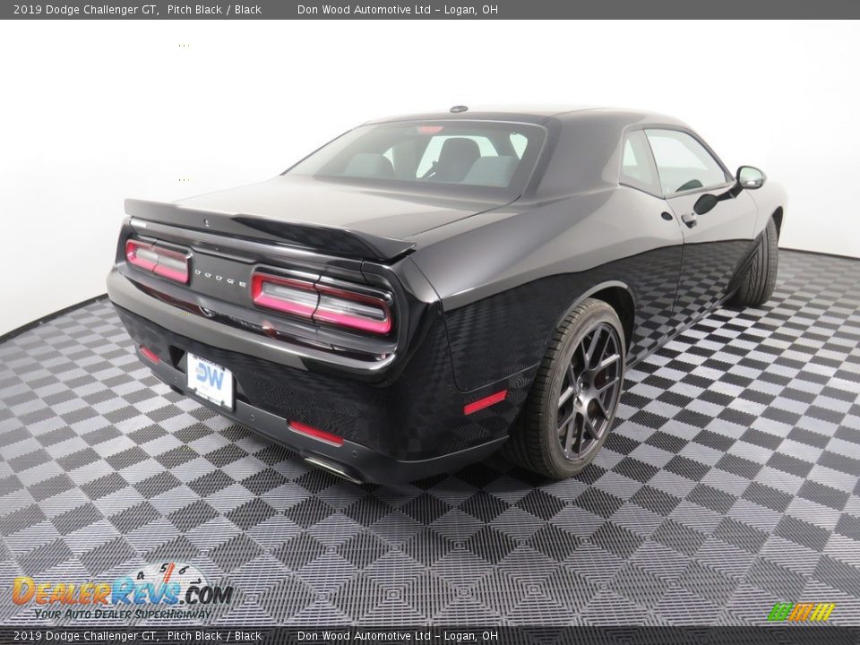 2019 Dodge Challenger GT Pitch Black / Black Photo #17