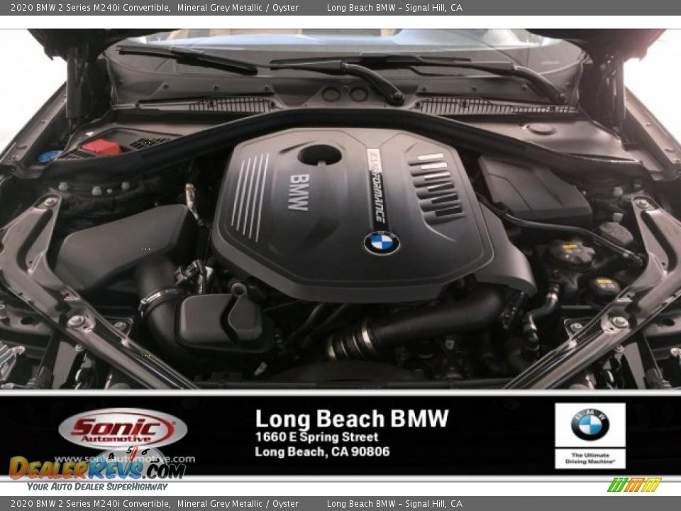 2020 BMW 2 Series M240i Convertible Mineral Grey Metallic / Oyster Photo #8