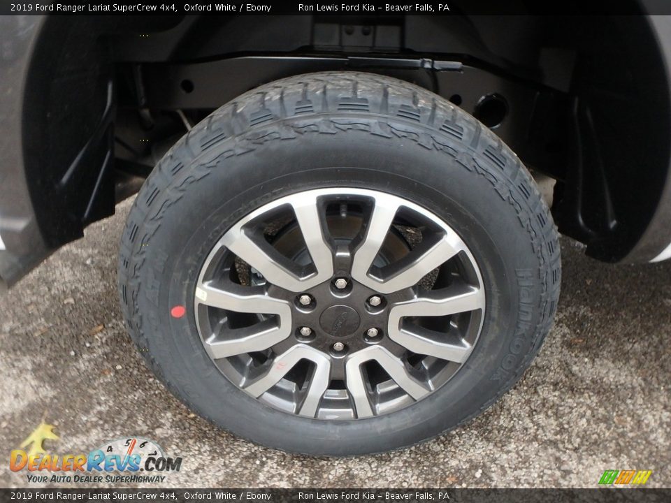2019 Ford Ranger Lariat SuperCrew 4x4 Oxford White / Ebony Photo #9