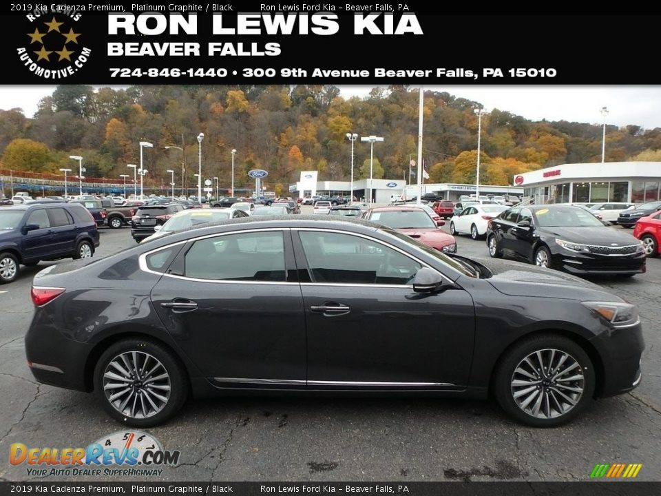 2019 Kia Cadenza Premium Platinum Graphite / Black Photo #1