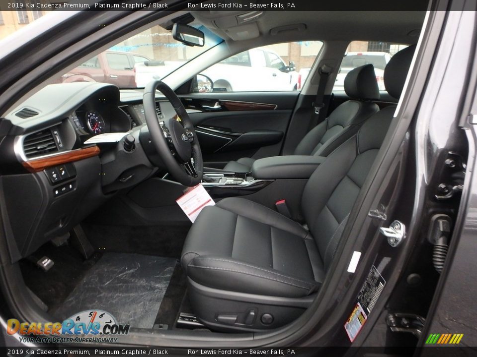 Black Interior - 2019 Kia Cadenza Premium Photo #12