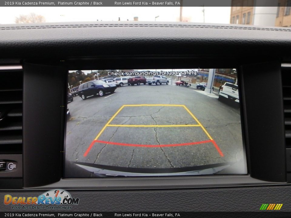 2019 Kia Cadenza Premium Platinum Graphite / Black Photo #20