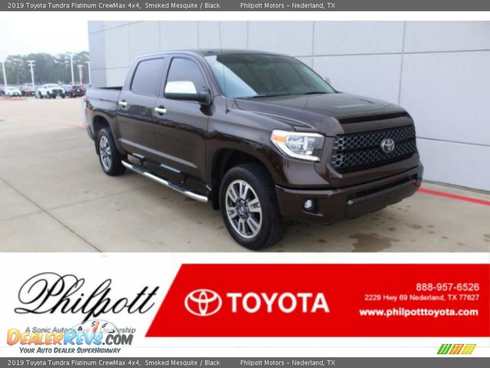 2019 Toyota Tundra Platinum CrewMax 4x4 Smoked Mesquite / Black Photo #1