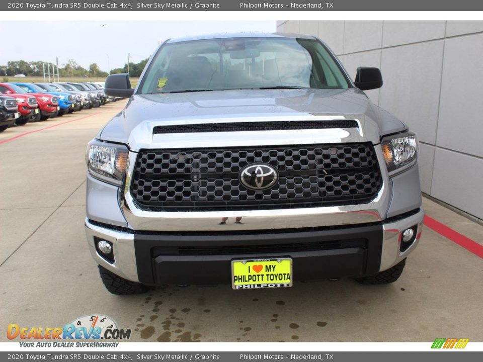 2020 Toyota Tundra SR5 Double Cab 4x4 Silver Sky Metallic / Graphite Photo #3