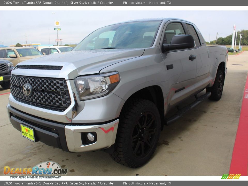 2020 Toyota Tundra SR5 Double Cab 4x4 Silver Sky Metallic / Graphite Photo #4