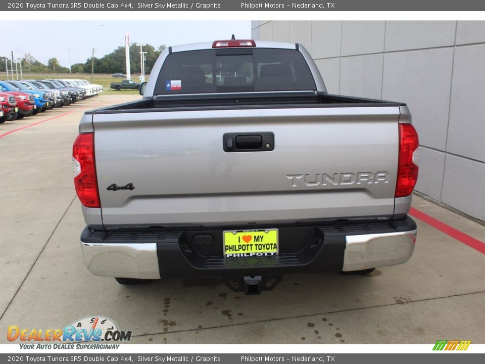 2020 Toyota Tundra SR5 Double Cab 4x4 Silver Sky Metallic / Graphite Photo #7