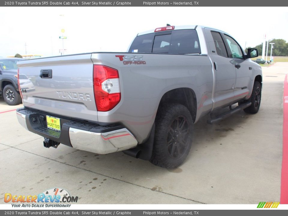 2020 Toyota Tundra SR5 Double Cab 4x4 Silver Sky Metallic / Graphite Photo #8