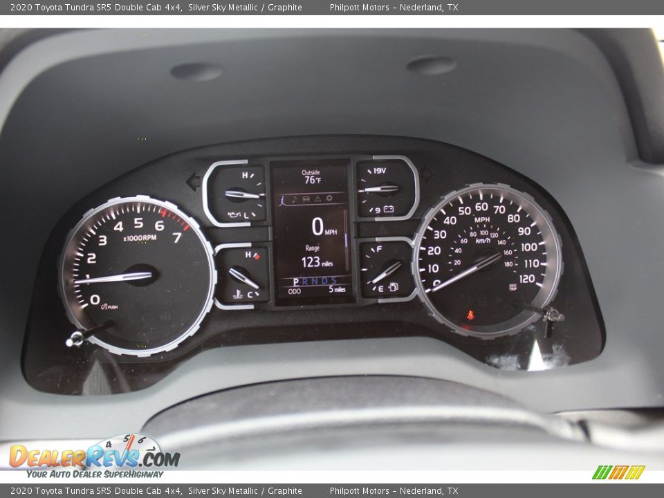 2020 Toyota Tundra SR5 Double Cab 4x4 Silver Sky Metallic / Graphite Photo #14