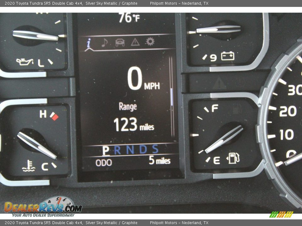 2020 Toyota Tundra SR5 Double Cab 4x4 Silver Sky Metallic / Graphite Photo #15