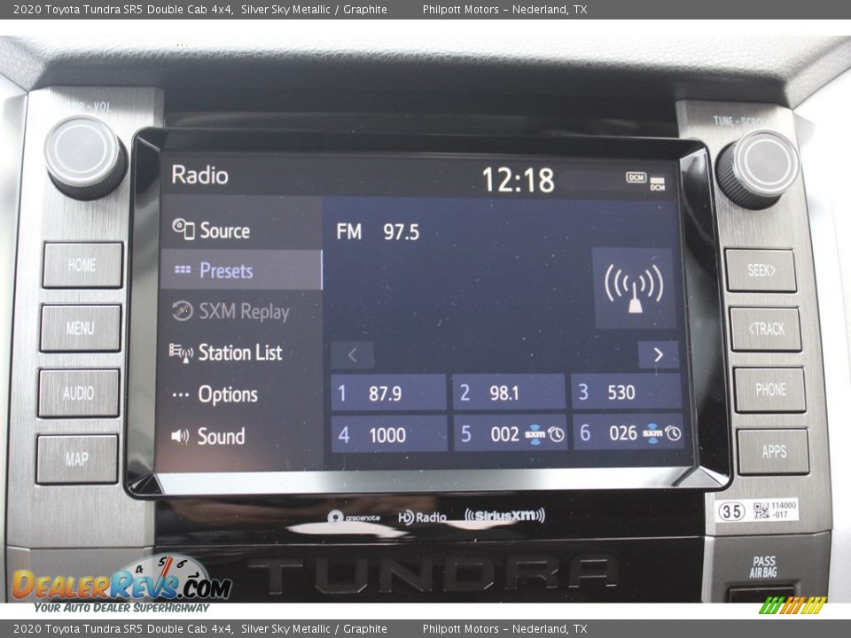 2020 Toyota Tundra SR5 Double Cab 4x4 Silver Sky Metallic / Graphite Photo #16