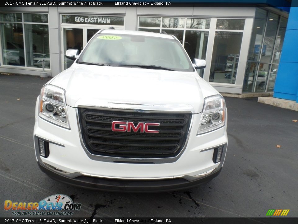 2017 GMC Terrain SLE AWD Summit White / Jet Black Photo #2