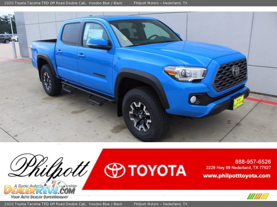 2020 Toyota Tacoma TRD Off Road Double Cab Voodoo Blue / Black Photo #1
