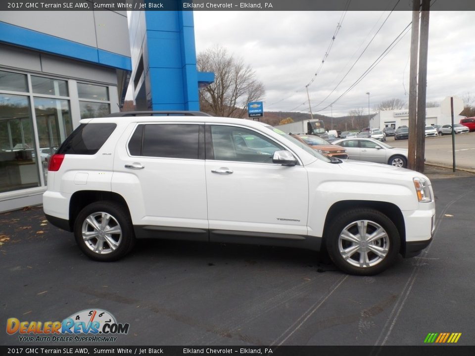 2017 GMC Terrain SLE AWD Summit White / Jet Black Photo #4