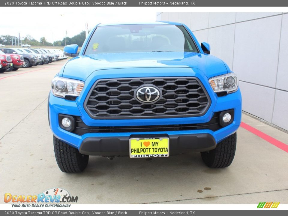 2020 Toyota Tacoma TRD Off Road Double Cab Voodoo Blue / Black Photo #3