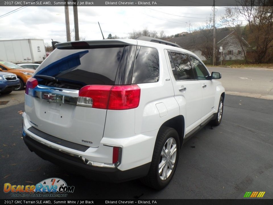 2017 GMC Terrain SLE AWD Summit White / Jet Black Photo #5