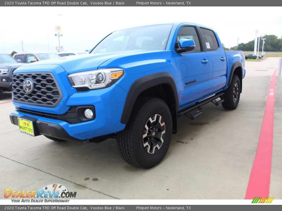 2020 Toyota Tacoma TRD Off Road Double Cab Voodoo Blue / Black Photo #4