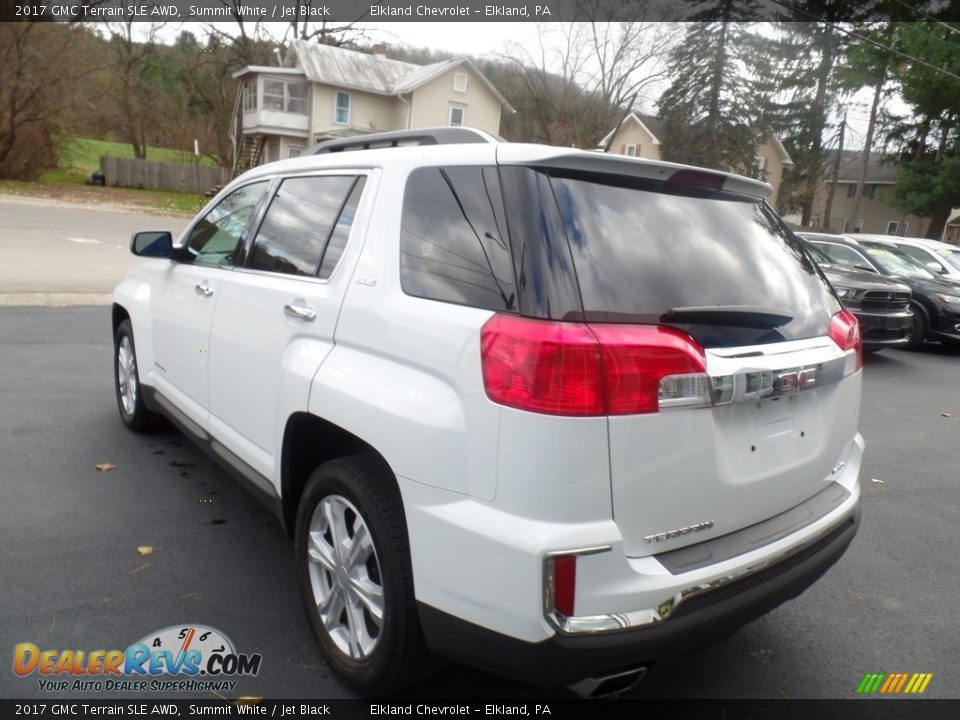 2017 GMC Terrain SLE AWD Summit White / Jet Black Photo #7