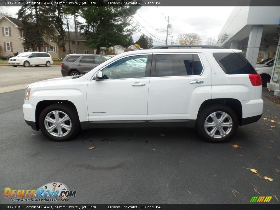 2017 GMC Terrain SLE AWD Summit White / Jet Black Photo #9