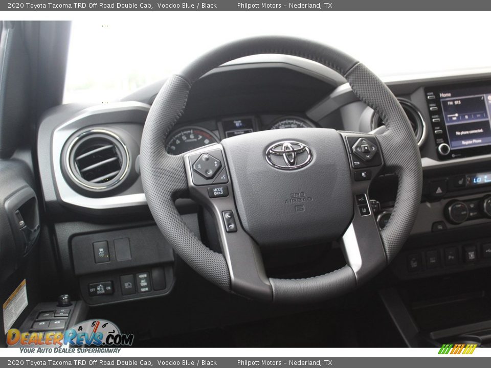 2020 Toyota Tacoma TRD Off Road Double Cab Steering Wheel Photo #22