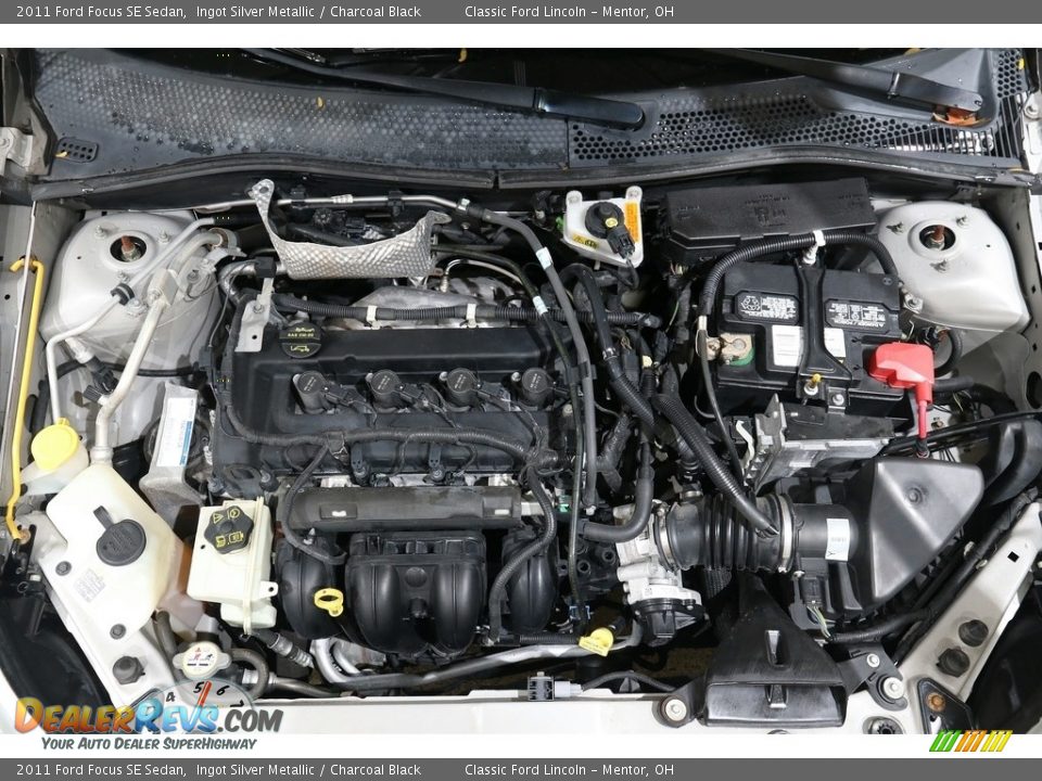 2011 Ford Focus SE Sedan Ingot Silver Metallic / Charcoal Black Photo #17