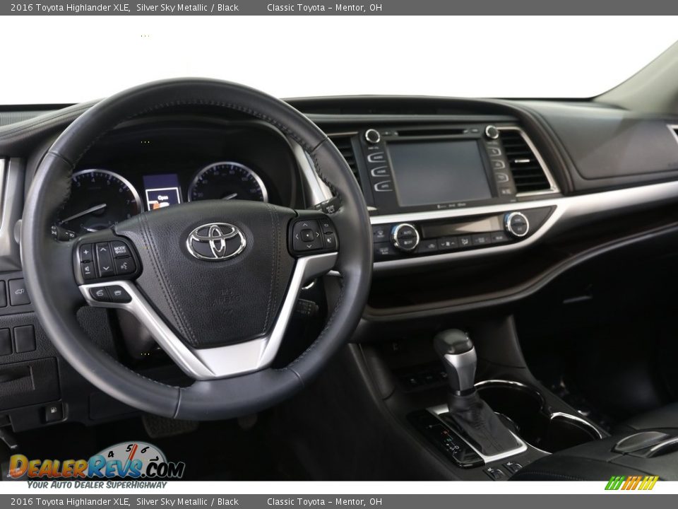 2016 Toyota Highlander XLE Silver Sky Metallic / Black Photo #6