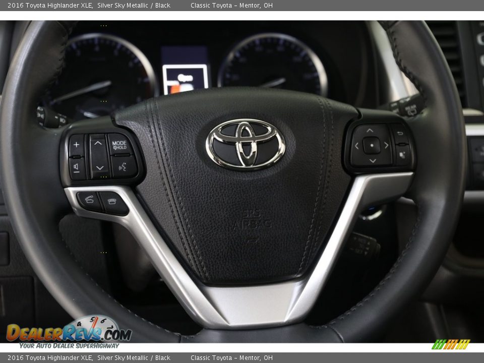 2016 Toyota Highlander XLE Silver Sky Metallic / Black Photo #7